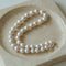 Round Baroque Pearls Beaded Necklace - floysun