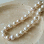 Round Baroque Pearls Beaded Necklace - floysun