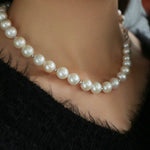 Round Baroque Pearls Beaded Necklace - floysun