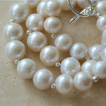 Round Baroque Pearls Beaded Necklace - floysun