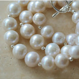 Round Baroque Pearls Beaded Necklace - floysun