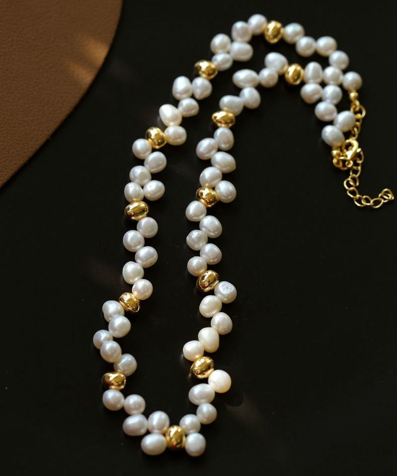 Serenade de Perles French Wheat Elegance Necklaces - floysun