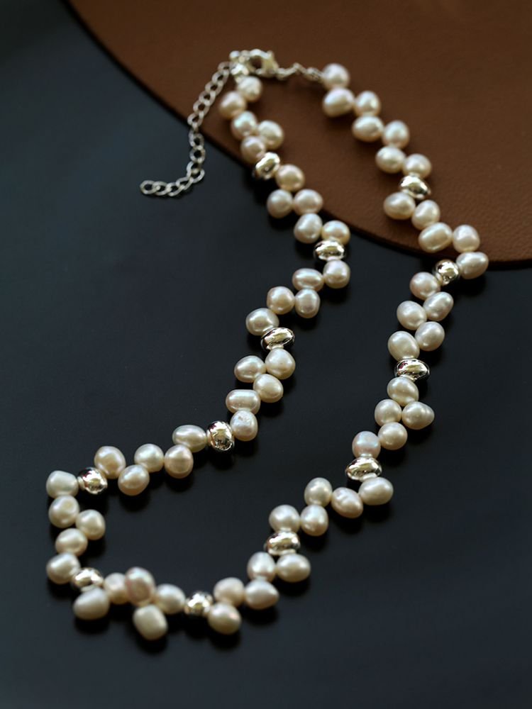 Serenade de Perles French Wheat Elegance Necklaces - floysun