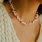 Serenade de Perles French Wheat Elegance Necklaces - floysun