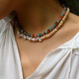 Shell Baroque pearl Necklaces - floysun