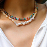 Shell Baroque pearl Necklaces - floysun