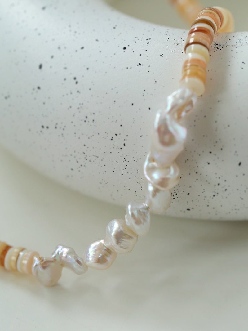 Shell Baroque pearl Necklaces - floysun