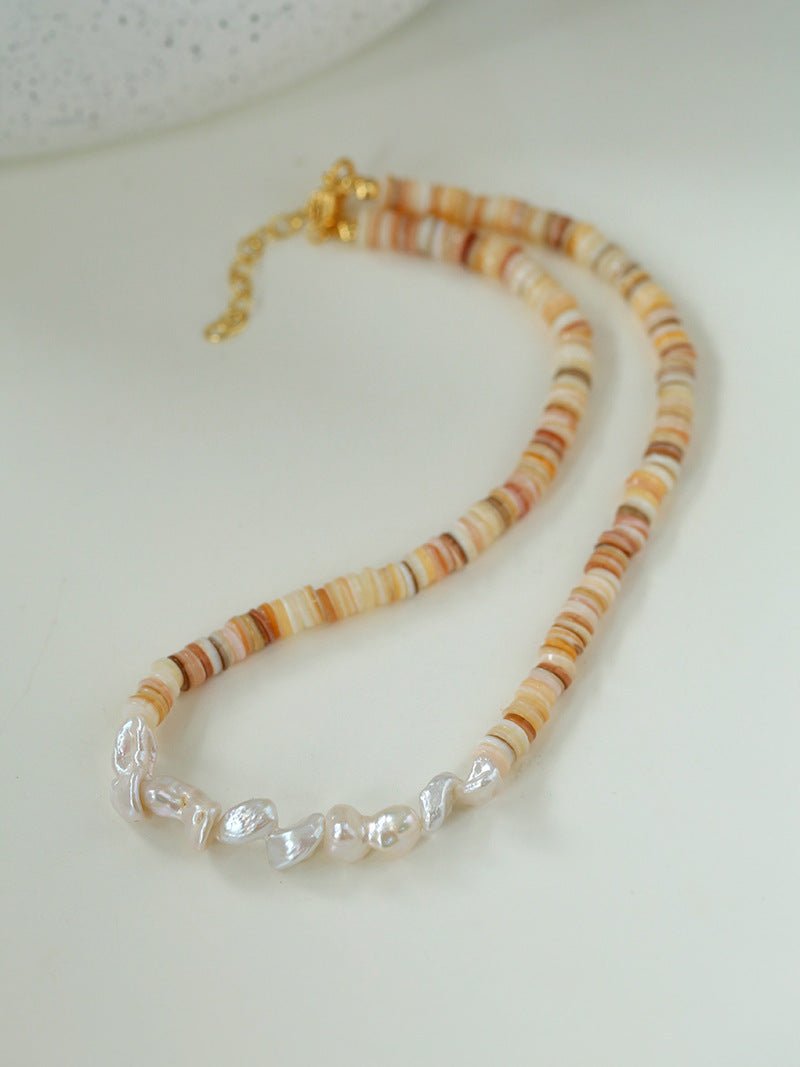 Shell Baroque pearl Necklaces - floysun