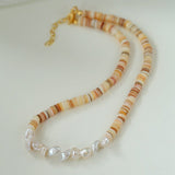 Shell Baroque pearl Necklaces - floysun