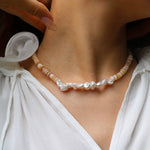 Shell Baroque pearl Necklaces - floysun