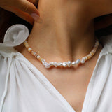 Shell Baroque pearl Necklaces - floysun