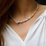 Shell Baroque pearl Necklaces - floysun