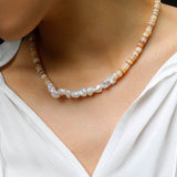 Shell Baroque pearl Necklaces - floysun