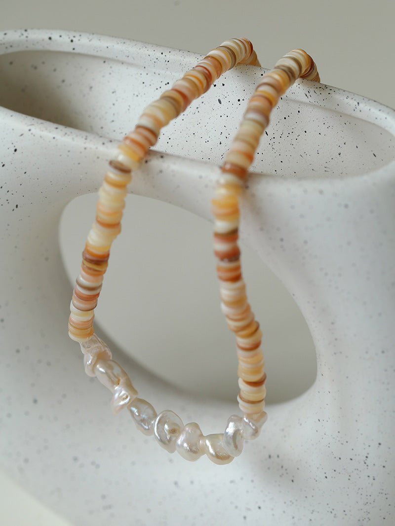 Shell Baroque pearl Necklaces - floysun