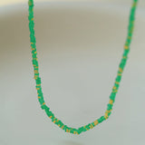 Shimmering Prism Sugar Crystal Necklace - floysun