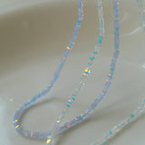 Shimmering Prism Sugar Crystal Necklace - floysun