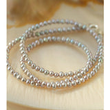 Silver Gray Mini Freshwater Pearl Necklace - floysun