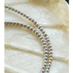 Silver Gray Mini Freshwater Pearl Necklace - floysun