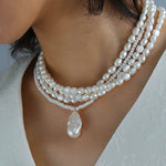 Simple Baroque Pearl Necklaces - floysun