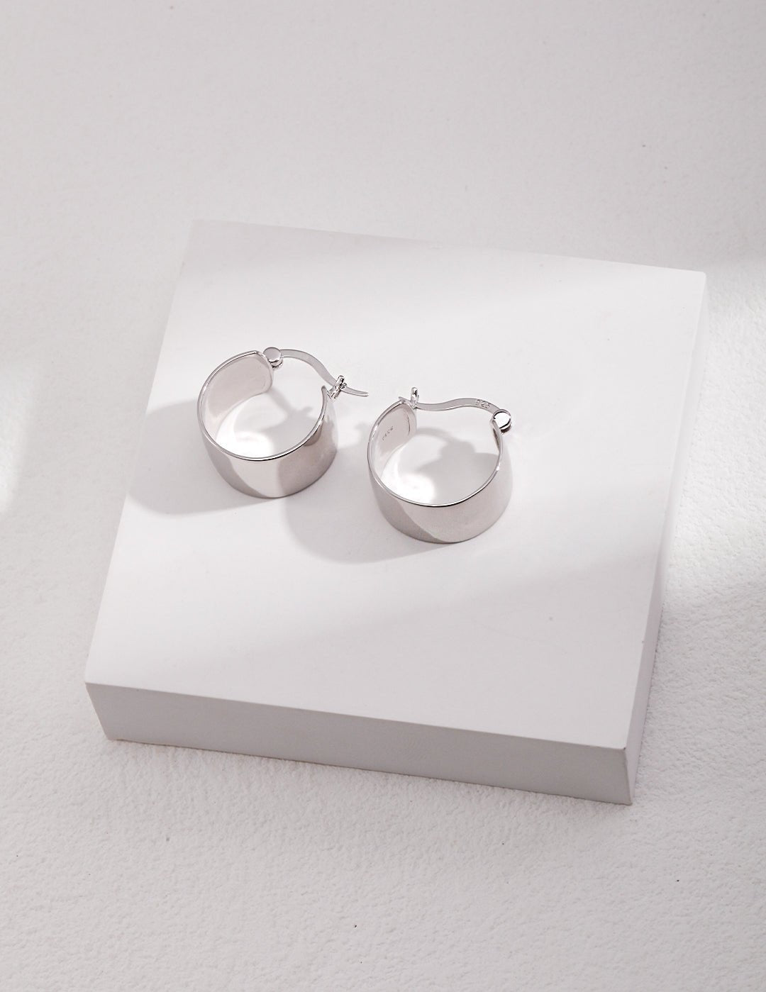 Simple C - shaped Hoop Earrings - floysun