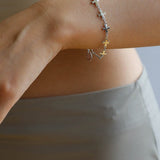 Simple Cross Bracelet Gold Silver - floysun