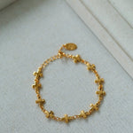 Simple Cross Bracelet Gold Silver - floysun