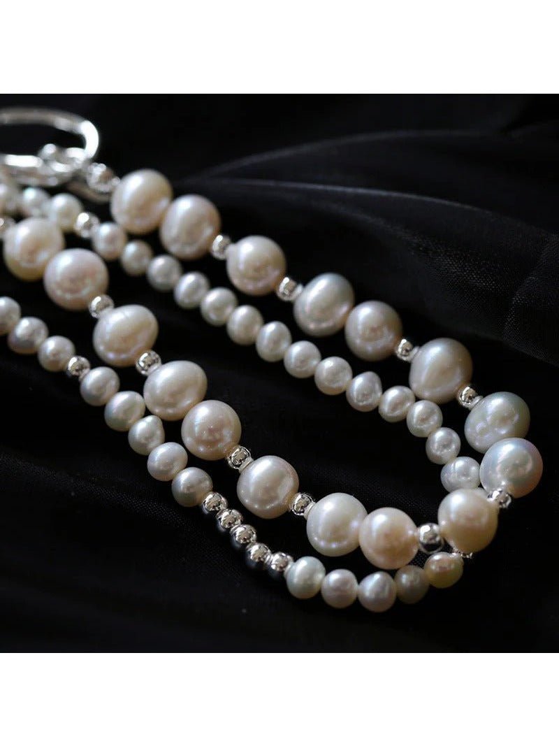 Simple Elegant Ot Pearl Silver Bracelet - floysun