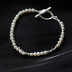 Simple Elegant Ot Pearl Silver Bracelet - floysun