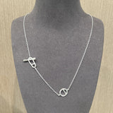 Simple Geometric Long Chain Necklace - floysun