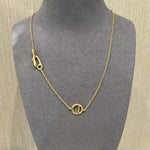 Simple Geometric Long Chain Necklace - floysun