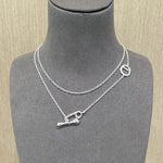 Simple Geometric Long Chain Necklace - floysun