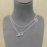 Simple Geometric Long Chain Necklace - floysun