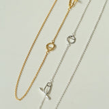 Simple Geometric Long Chain Necklace - floysun