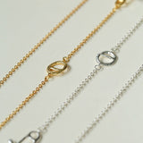 Simple Geometric Long Chain Necklace - floysun