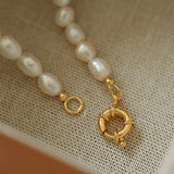 Simple Natural Pearl Necklace - floysun