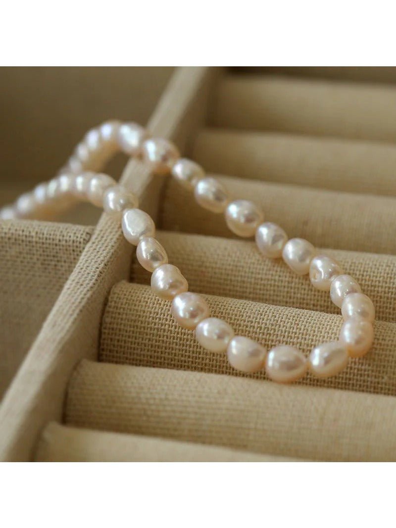 Simple Natural Pearl Necklace - floysun