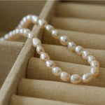 Simple Natural Pearl Necklace - floysun