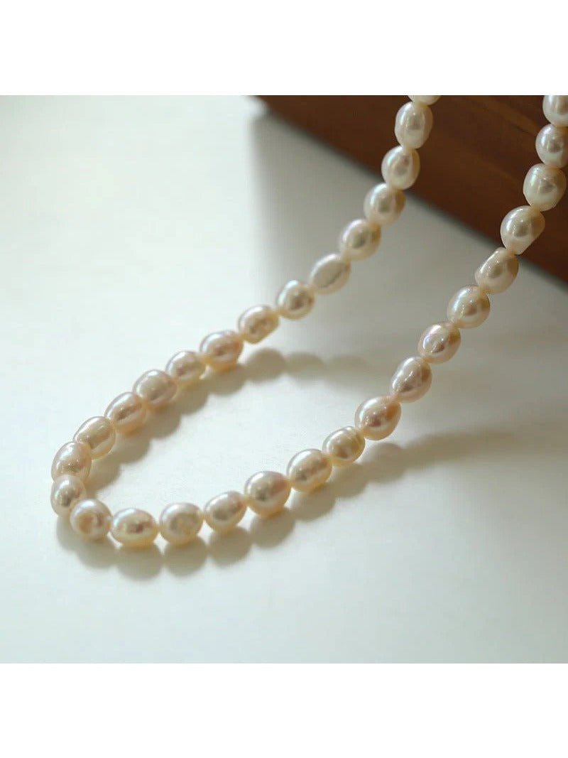 Simple Natural Pearl Necklace - floysun