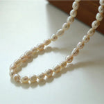 Simple Natural Pearl Necklace - floysun