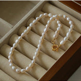 Simple Natural Pearl Necklace - floysun