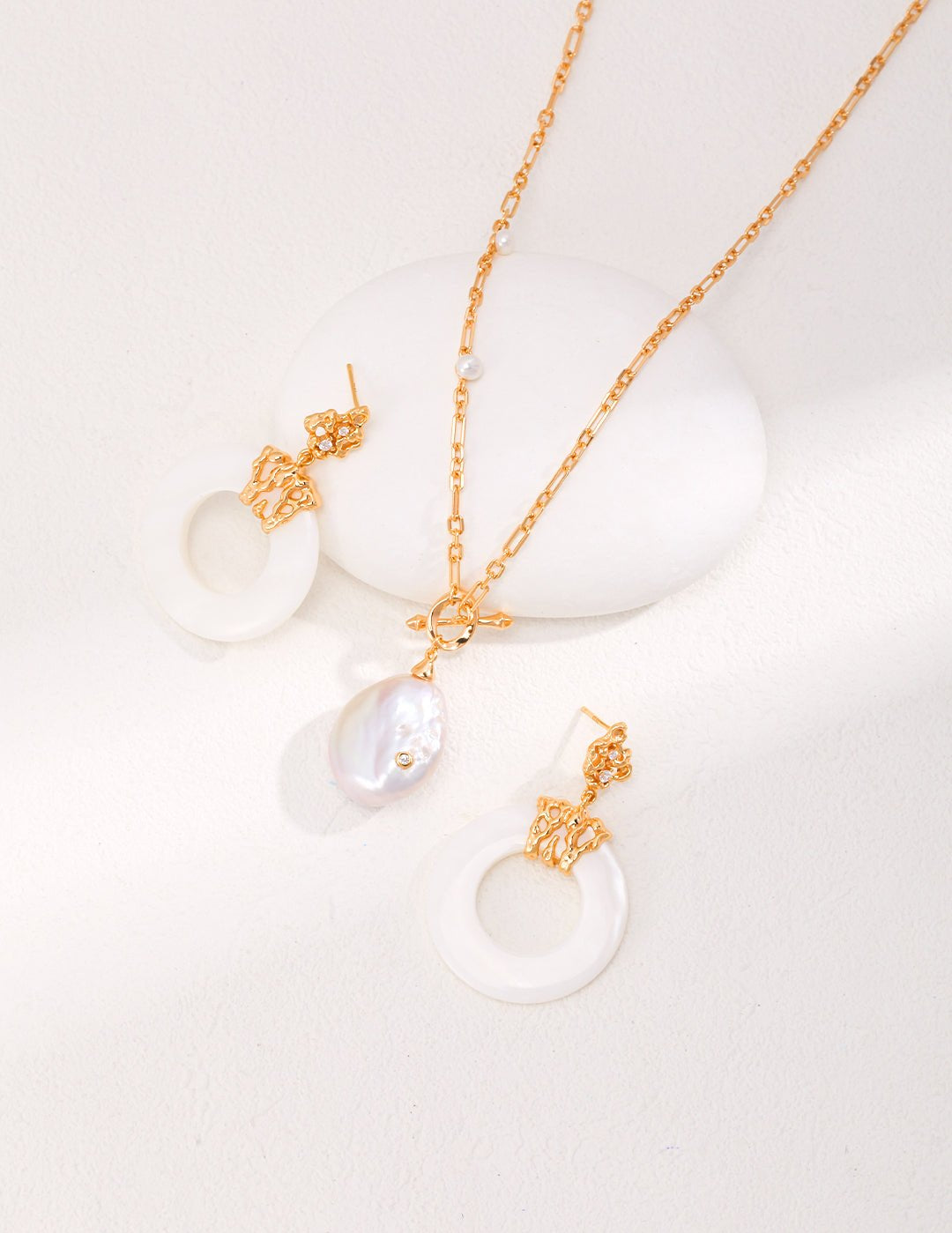 Simple Round Pendant Earrings - floysun