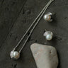 Simple Spiral Pearl Pendant Chain Necklace - floysun