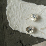 Simple Spiral Pearl Stud Earrings - floysun