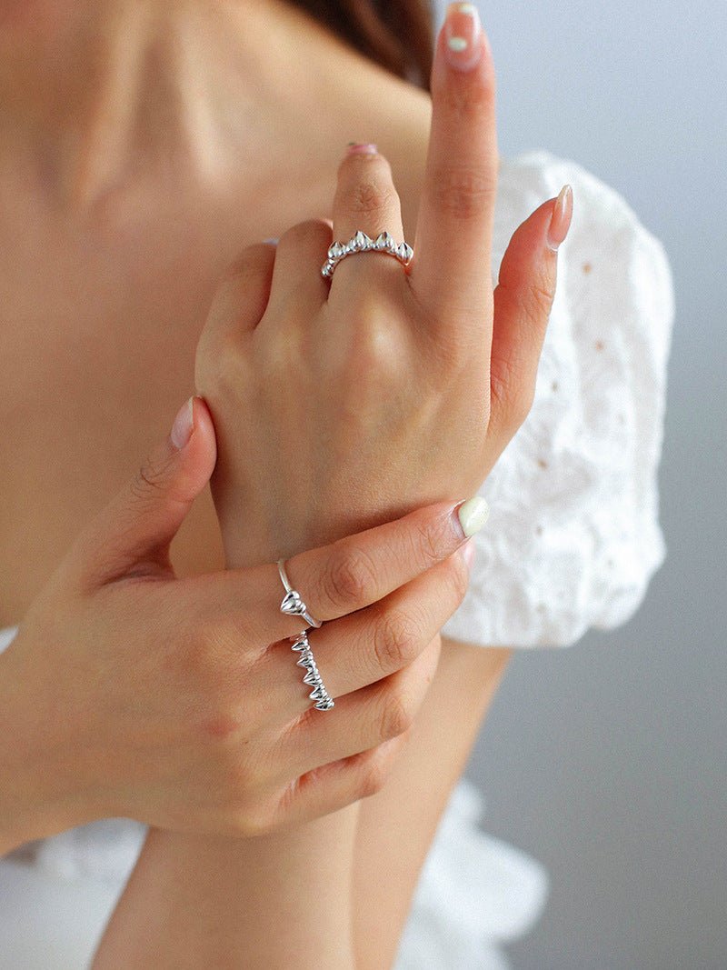 Single Love Heart Ring - floysun