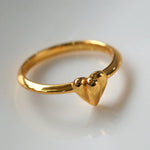 Single Love Heart Ring - floysun