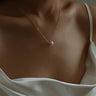 Single Round Pearl Pendant Necklace - floysun