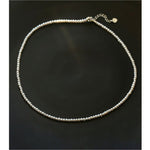 Single White Mini Freshwater Pearl Necklace - floysun