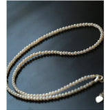 Single White Mini Freshwater Pearl Necklace - floysun