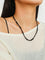 Size Gradual Change Red Agate Black Agate Short Necklace - floysun