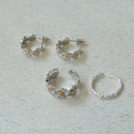 Small Daisy Adjustable Ring Sets - floysun